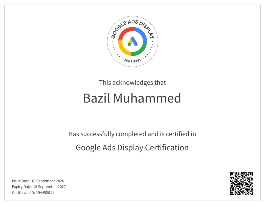 Optimized WebP image showing execution and precision analytics tracking for digital marketing in Thrissur